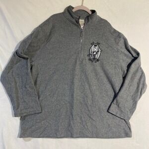 Disney Store Nightmare Before Christmas Jack Skellington Fleece Pullover Gray 2X